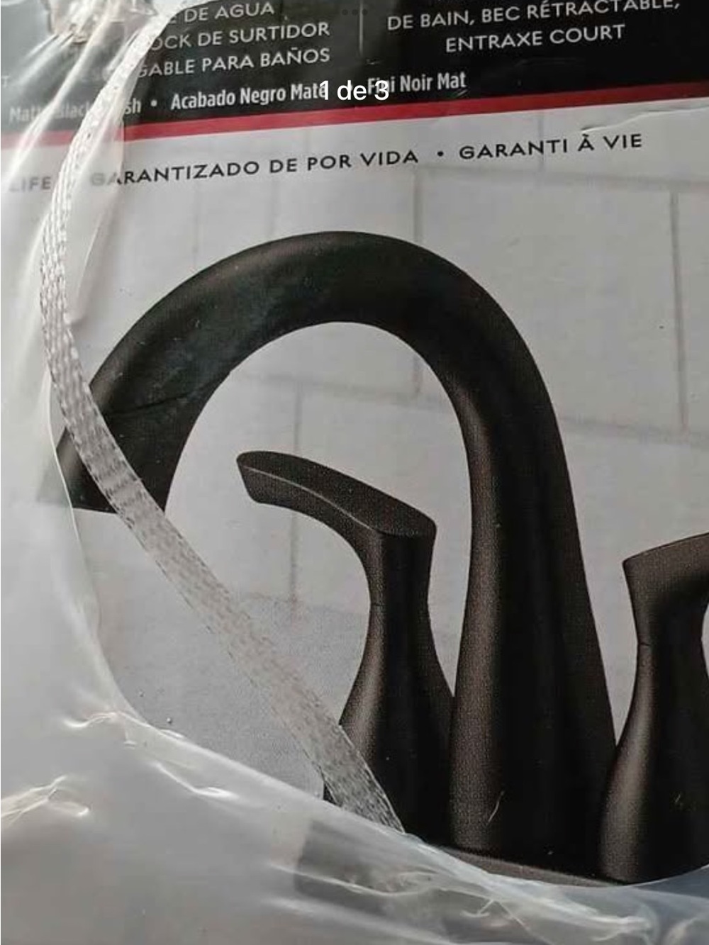 Delta Black Sculptural Faucet Art Poster